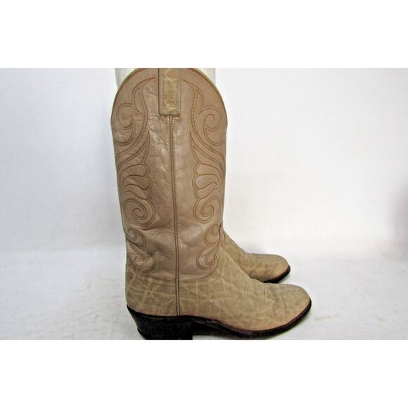Dan Post Mens Size 8.5 D Beige Cowboy Western Boots main image 4